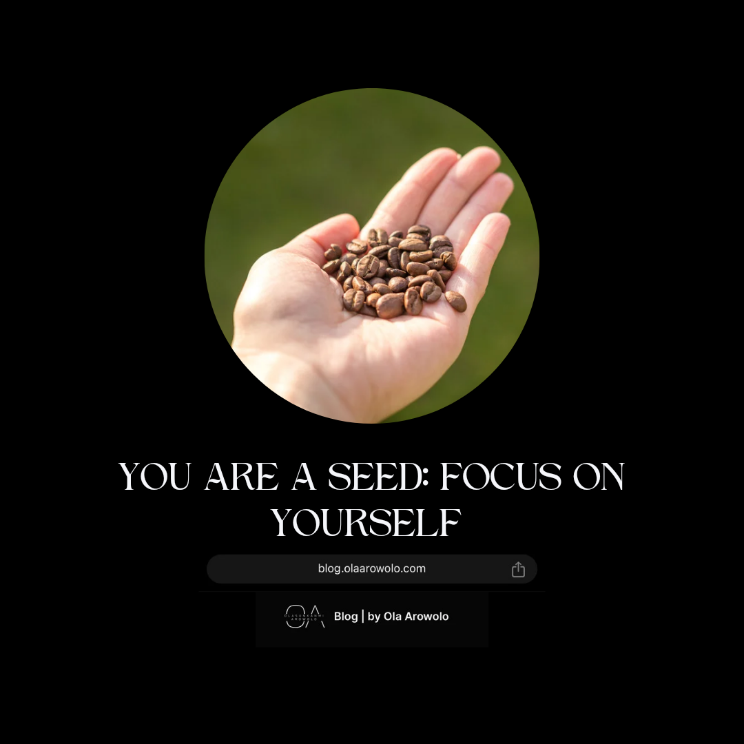You are a seed: Focus on yourself  